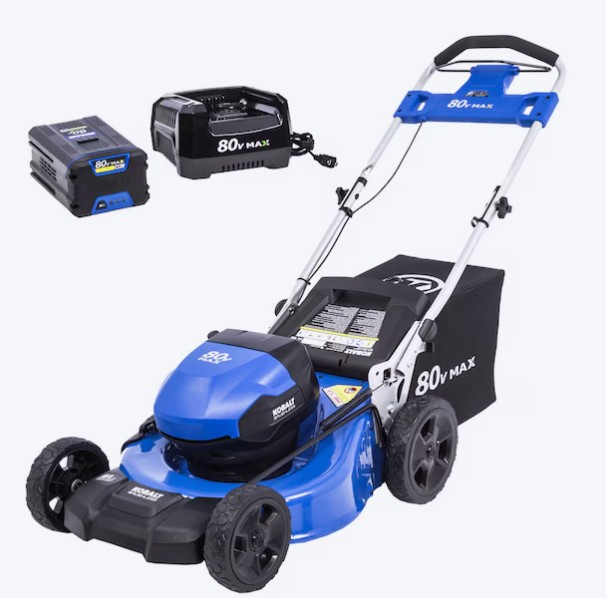 Kobalt 80-volt, 21-in Push Battery Walk Mower with (1) 5 Ah Battery Included
