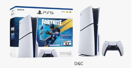 Sony PlayStation 5 Slim Console Disc Edition 1TB – Fortnite Flowering Chaos Bundle