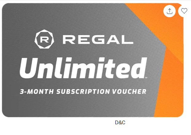 Regal Unlimited Movie Pass – 3-Month Subscription Deal (15% Off)