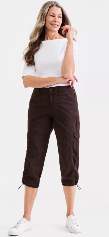Macy’s: Cargo Capri Pants $21 (available in 15 Colors)