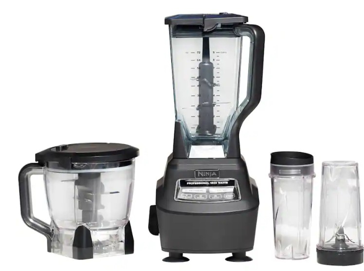 Ninja – Mega Kitchen System 72-Oz. Blender – Black