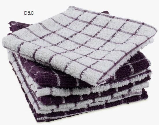 Cerca Waffle Dish Cloth Kitchen Towel (Set of 6)