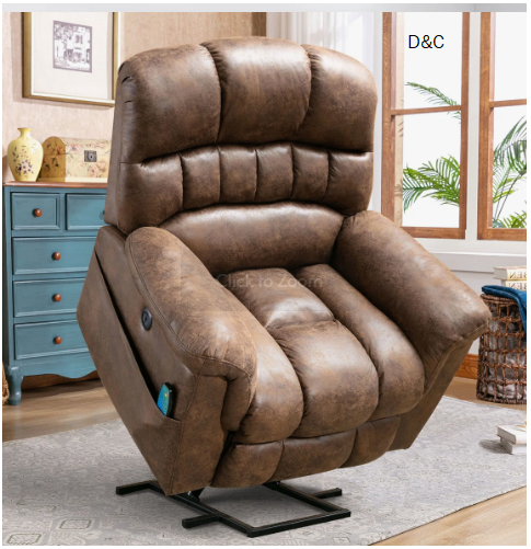 41.3” Wide Extra Large Power Lift Recliner Chair with Soothing Heat & Massage – Plush Comfort for Total Relaxation