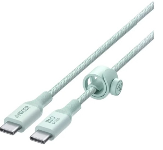 (Value Packs) Anker 10FT 140W Bio-Nylon USB-C to USB-C Cable – Ultra Durable 30,000 Bend LIfespan