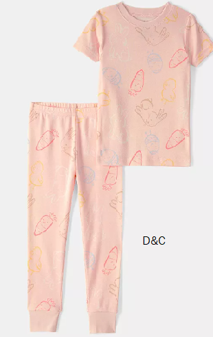 Toddler Girl Carter’s Easter Bunny 2-pc. Pajama Top & Pajama Bottoms Set