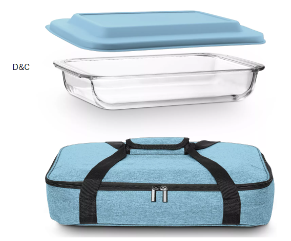 Glass 3-Piece Bake and Take Set
