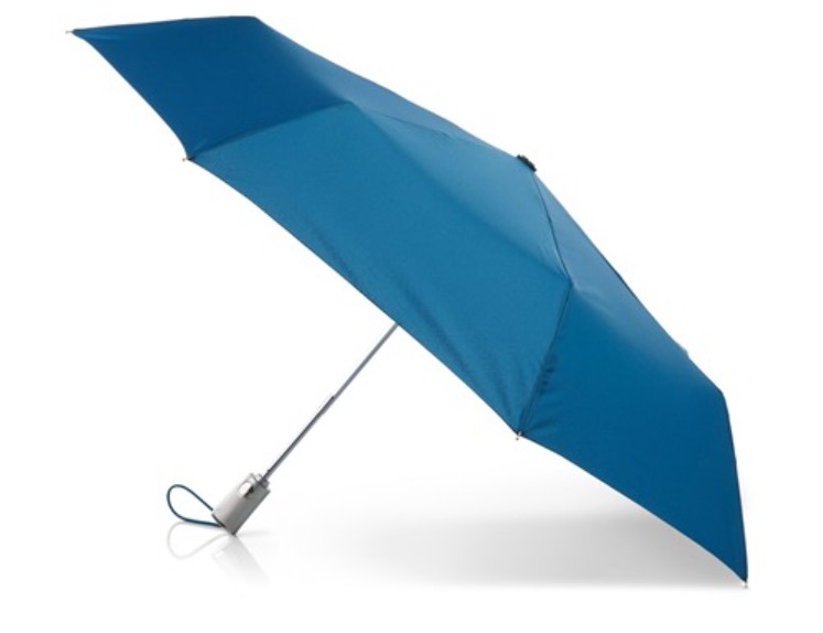totes Titan Portable Travel Umbrella – Windproof, Waterproof, Strong, Compact Umbrella – Perfect for the Car, Backpack, and On-the-Go