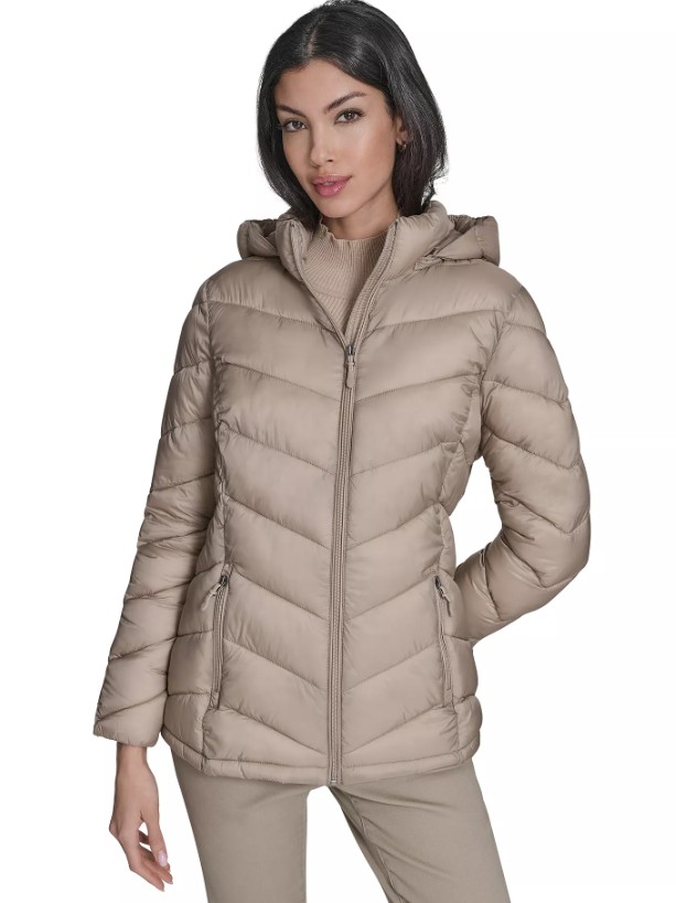 Women’s Packable Hooded Puffer Coat Macy’s Exclusive