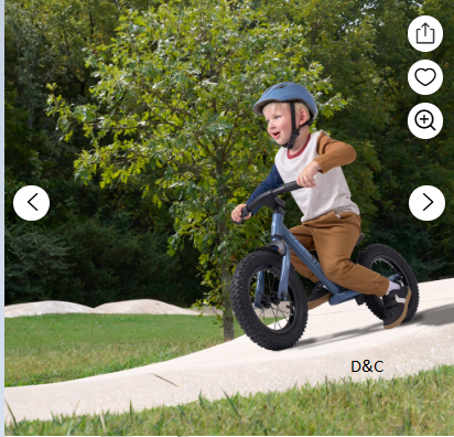 Ozark Trail 12″ M.1 Timber Kids’ Balance Bike, Blue, Unisex