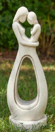 24.75″H Modern Abstract Sculpture Garden Statue