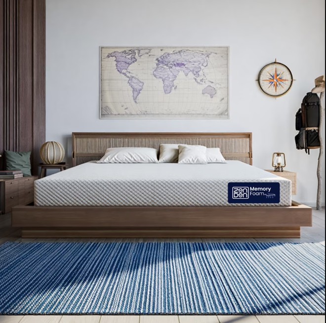 ZenDen 6″ Full Medium Firm Tight Top Memory Foam Mattress