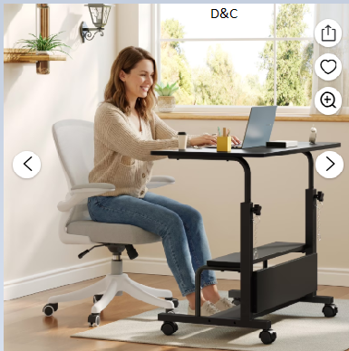 edx Height Adjustable Desk Standing Desk Small Desk for Small Spaces