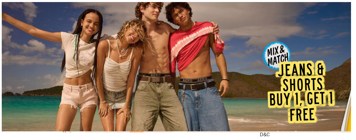 Aéropostale Buy 1 get 1 Free jeans & shorts