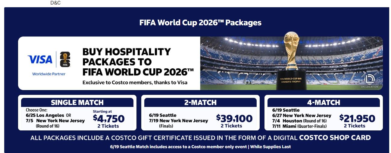 FIFA World Cup 2026 Packages