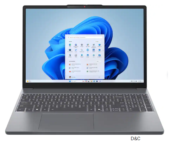 Lenovo – IdeaPad Slim 3 15.3″ 2K Touchscreen Laptop – AMD Ryzen 7 170 2025 – 16GB Memory – 512GB SSD – Luna Grey