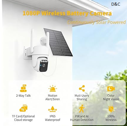 WY-LINK Solar Camera Outdoor Wireless