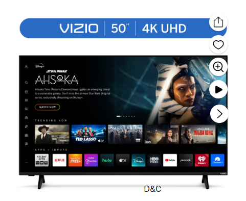 VIZIO 50″ Class 4K UHD LED HDR Smart TV (V4K50M-08)