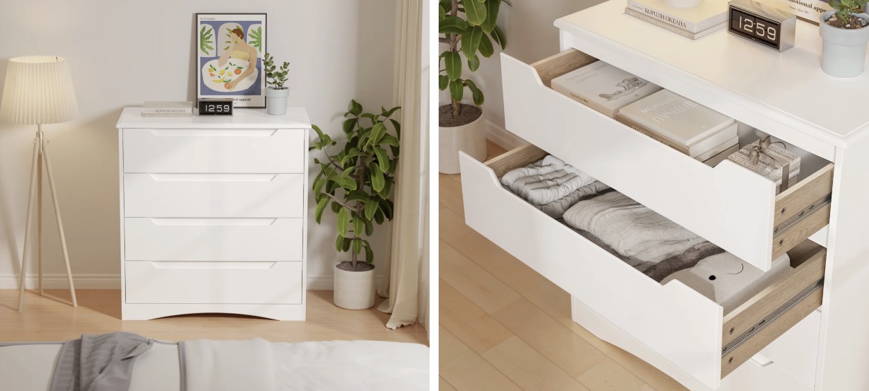 Modern 4-Drawer Dresser