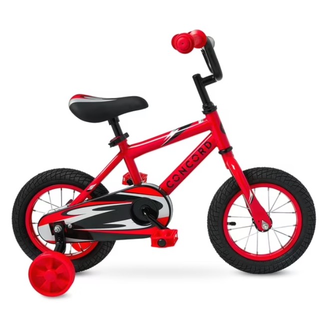 Concord 12″ Kids’ Bike, Red, Fits Riders 37″-42″, Unisex