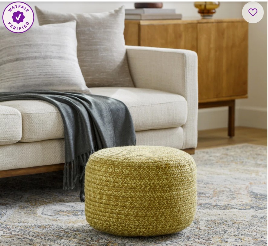 Upholstered Pouf