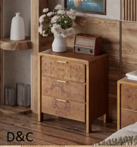 3 Piece Bedroom Set (Nightstand And Chest Of Dresser)