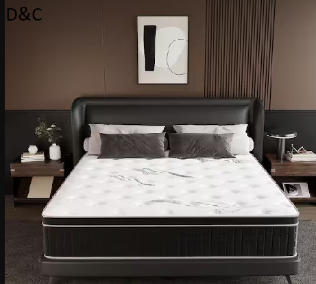 Euro Top King Medium Cooling Gel Memory Foam Hybrid 12 in. Bed-in-a-Box Mattress