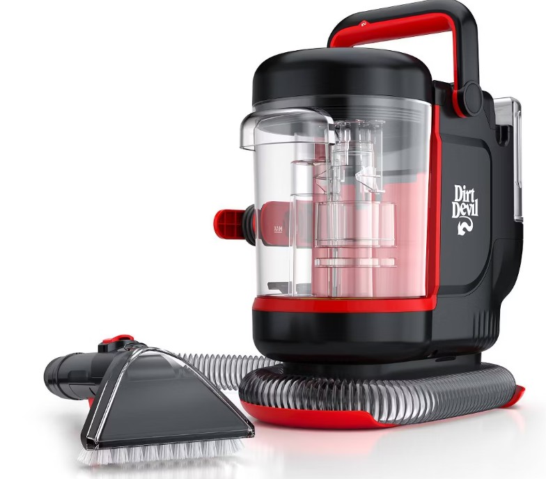 Dirt Devil Compact Spot Cleaner – FD13000: Portable Carpet & Upholstery Cleaner, 300W, Lightweight, 20oz Tank, Electric