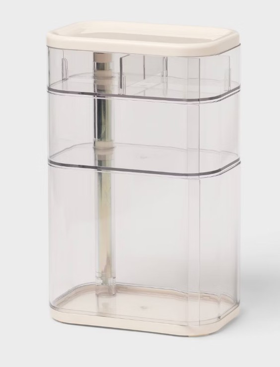 Rotating Cosmetic Vanity Makeup Organizer Cream – Brightroom™