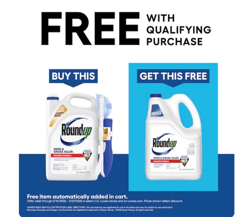 Buy 1 Get 1 on Roundup