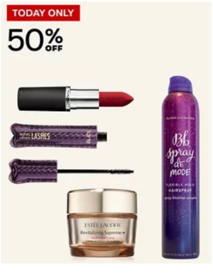 Macys 10 Days of Glam has Started! 50% off Select Beauty Items with code GLAM10