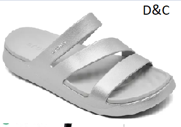 CrocsWomen’s Getaway Casual Metallic Strappy Sandals from Finish Line