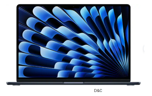 15-inch MacBook Air – Apple M5 chip with 10-core CPU and 10-core GPU – 16GB Memory – 512GB SSD – Midnight