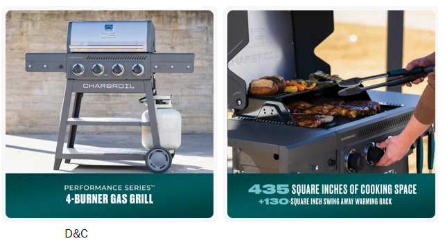 Charbroil Performance Series 4-burner Gas Grill A-Frame Cart