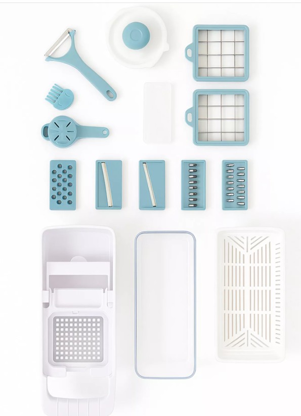 Kitchen Handheld 16-Pc. Vegetable Chopper Set