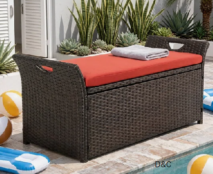 Pape Powder Coated Steel Outdoor Bench