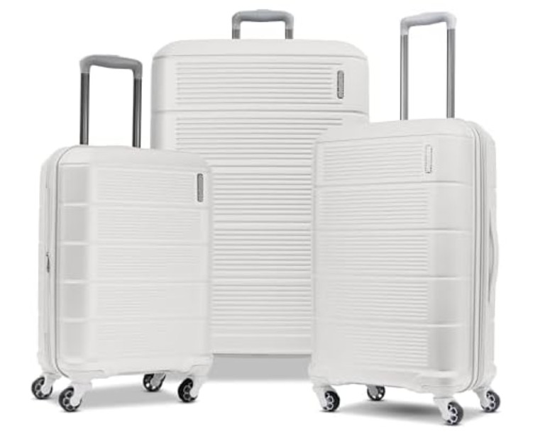 American Tourister Stratum 2.0 Expandable Hardside Luggage with Spinner Wheels, 3-Piece Set (Carry on/Medium/Large)
