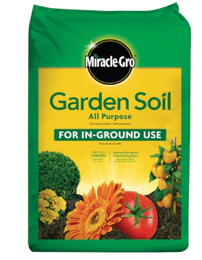 Miracle-Gro In-Ground Use 0.75 Cubic feet All-purpose Garden soil