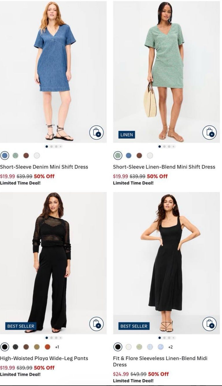 OLD NAVY Sale! 50% OFF Everything