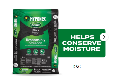 Hyponex by Scotts Black Mulch, for Landscapes and Gardens, 1.5 cu. ft.These bags of mulch are nowonly $2!!! 🙌🏻🙌🏻 Stock up!!