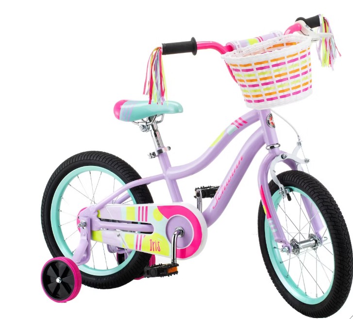Schwinn Iris 16″ Kids’ Bike – Purple