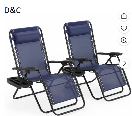 Alvantor 2-Pack Zero Gravity Lounge Chairs
