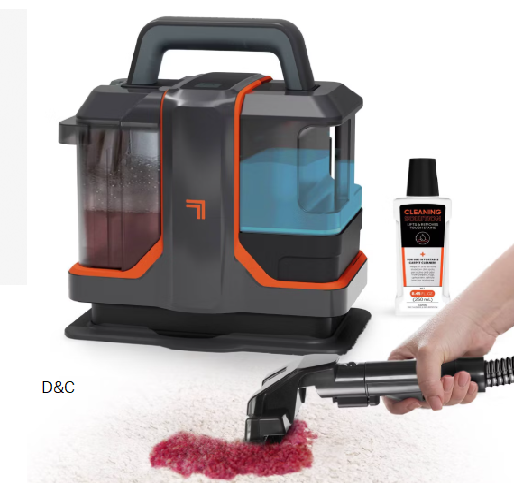 Sharper Image Stain Cleaner Portable Spot Vacuum Gray