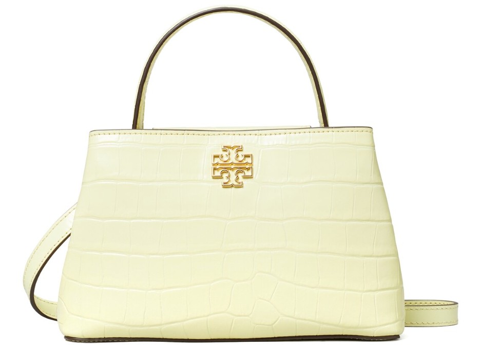 Britten Mini Embossed Leather Satchel