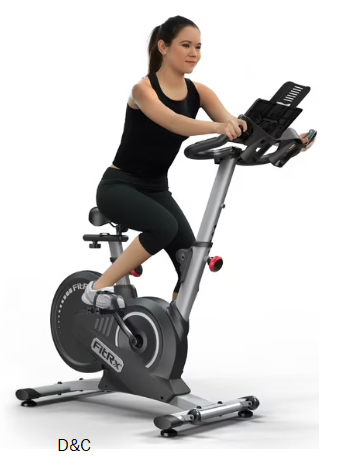 FitRx Hyper Indoor Exercise Bike, Adjustable Magnetic Resistance Stationary Cardio Workout Bike with LCD Screen for Home Workouts
