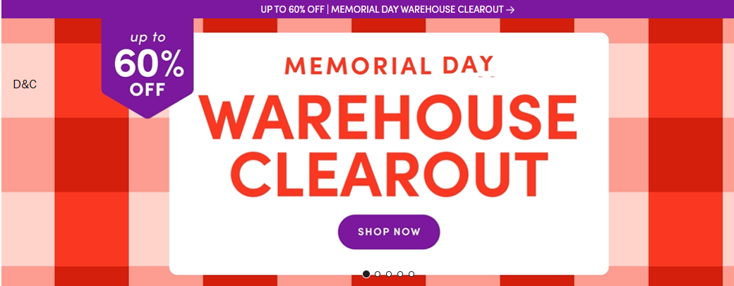 Memorial Day Ware House ClearOut Sale