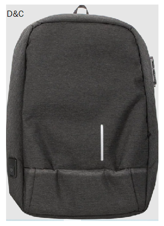 AT&T Essentials 15 inch Laptop Backpack with TSA Lock and Charging Cable