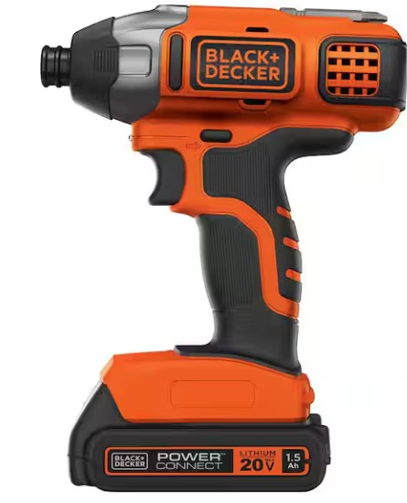 20V MAX Lithium-Ion Cordless Impact Driver with (1) 1. 5Ah Battery and Charger