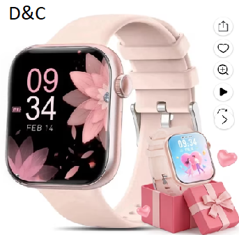 Mingdaln 1.85”HD Men Womens Smart watch