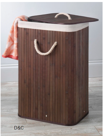 Bamboo Laundry Hamper with Handles