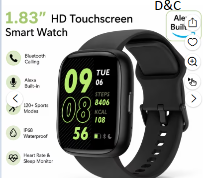 Smart Watch for Women and Men Compatible with Android and iOS